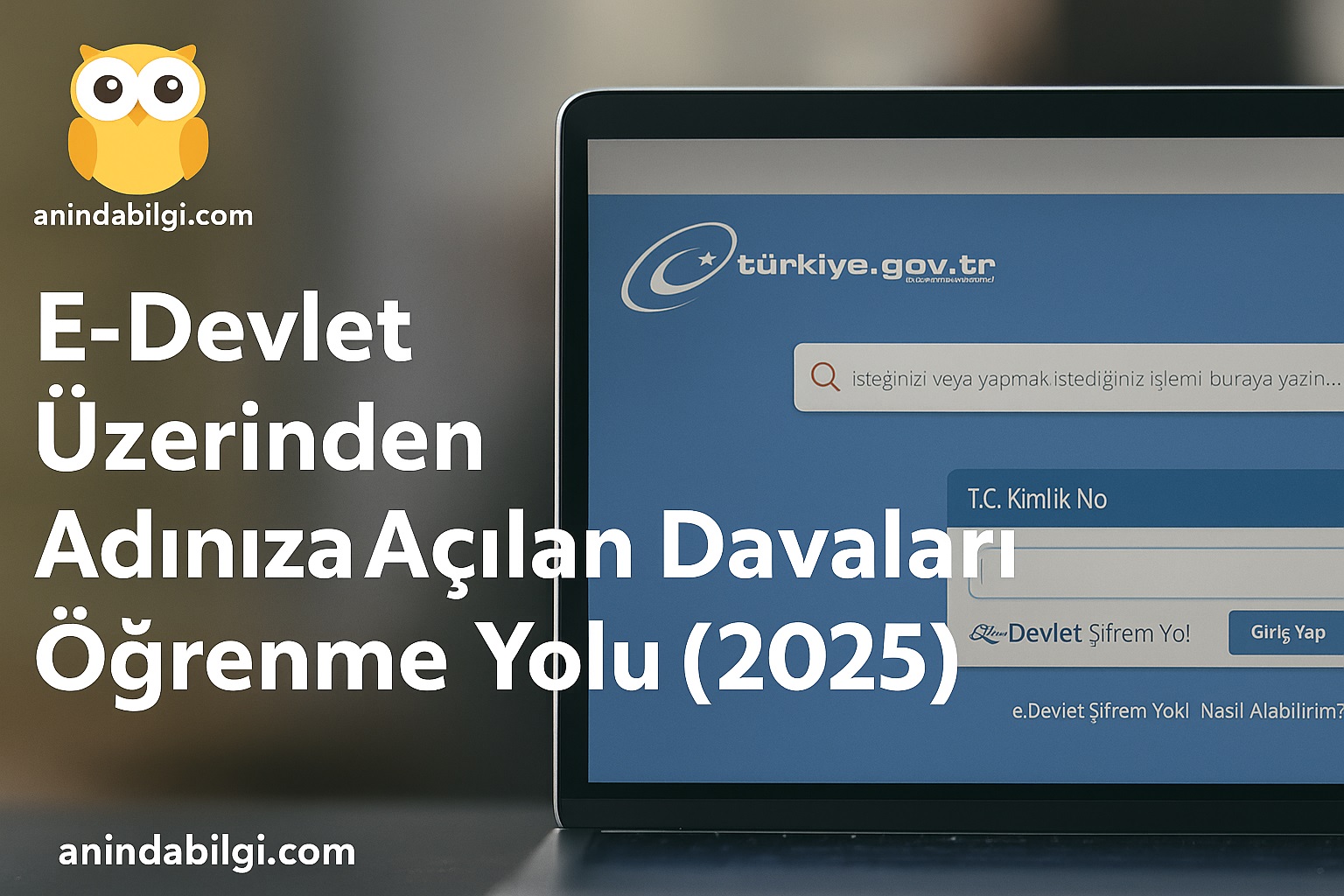 E-Devlet Üzerinden Adınıza Açılan Davaları Öğrenme Yolu (2025)
