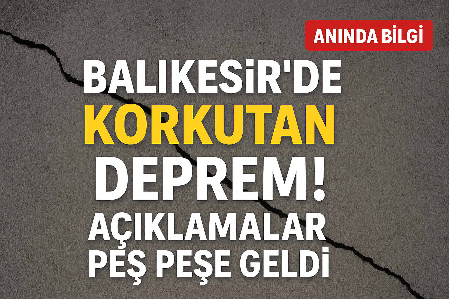 Balıkesir’de korkutan deprem! Açıklamalar peş peşe geldi