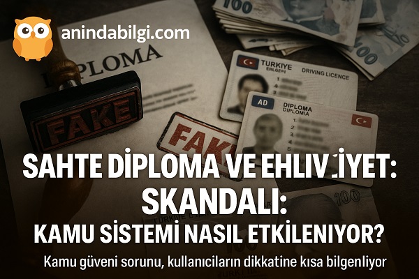 Sahte Belge Operasyonu: BTK ve MEB Sistemleri Üzerinden Usulsüzlük İddiası